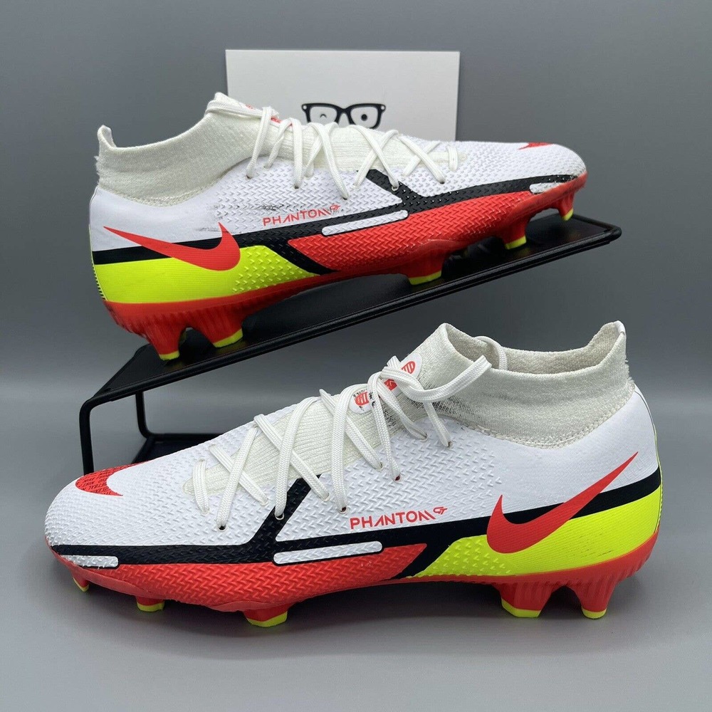 Nike Phantom GT Pro DF FG Mens Size 7 Soccer Cleats DC0759- 167 Crimson Volt